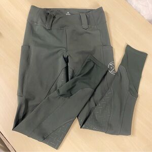 Free Ride Equestrian Hunter Green Riding Breeches - Size 26